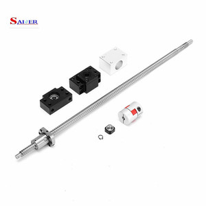 Husillo de Bolas con Guía Lineal CNC SFU1605 SFU1610 SFU2005 SFU2505 con Tuerca y Acoplador FK <span class=keywords><strong>FF</strong></span> 1000mm 1500mm - Product Image 4