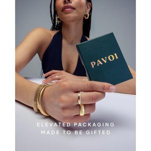 PAVOI แหวนนิรันดร์สำหรับผู้หญิงทรงสี่เหลี่ยมคิวบิกเซอร์โคเนียแบบฝังแหวนแต่งงานแบบซ้อนกันได้แหวนแฟชั่น - Product Image 6