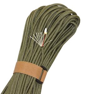 Paracord Rosso da 4mm di Spessore, 10 Fili, per Bushcraft 550, Sopravvivenza, Accensione Fuoco, per Attività all'Aperto - Product Image 1