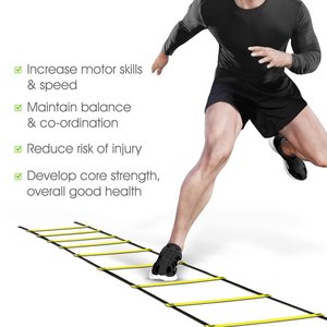 ActEarlier Soccer Football Training Equipment Increase Speed Footwork Agility Training Set Sports Agility <b>Ladder</b> - Product Image 4