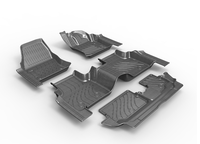 Tapis d'intérieur de voiture imperméables 3D personnalisés OEM, à utiliser pour Volkswagen TIGUAN ALLSPACE 2025