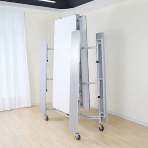 Mesa de comedor plegable, cafetería escolar, ahorra espacio, conveniente para limpiar, impermeable - Product Image 3