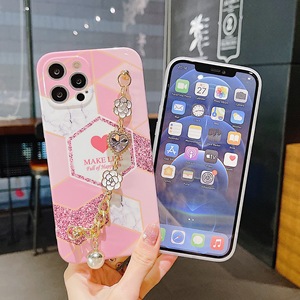Funda de teléfono móvil para <span class=keywords><strong>Samsung</strong></span> S20 A10, funda con correa de muñeca ostentosa para chicas híbridas, gran oferta americana - Product Image 5