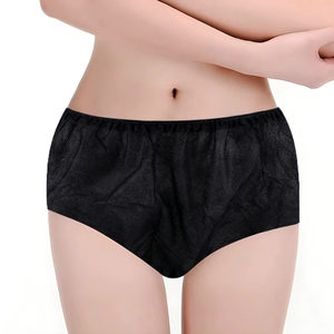 <span class=keywords><strong>Culotte</strong></span> jetable respirante en tissu non tissé pour femmes hommes voyages d'affaires Spa slips sans lavage sous-vêtements menstruels - Product Image 3