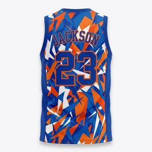 Camisetas de Baloncesto con Impresión Digital Directa de Fábrica, 100% Poliéster, Secado Rápido, Ligeras, Transpirables, Colores y Diseños Personalizados para Equipos - Product Image 3