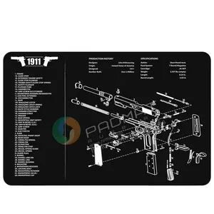 Image de la Structure du tapis de nettoyage du pistolet personnalisé