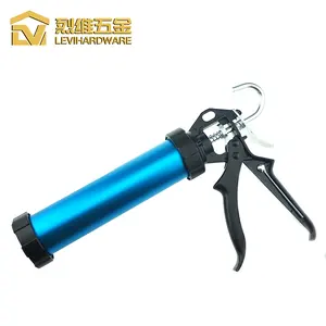 Bán buôn Ống trang trí Skeleton caulking Súng herramientas Hướng dẫn sử dụng 600ml Xúc Xích Hợp kim nhôm xây dựng xây dựng đúc