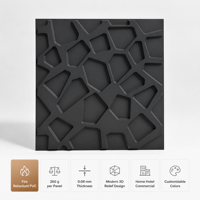 Panneau mural en PVC classique, géométrique, creux, 3D, gaufré, ignifuge, facile à installer, imperméable, pour usage domestique, salon de beauté, salon de manucure