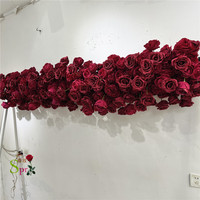 SPR Bouquet De Mariée Personnalisé Mariage Soie Artificielle Rose Fleur Panneau Mural Toile De Fond Fleurs Artificielles Fleurs Décoratives Pour Mur