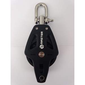 Poulie à roulement pour bateau à voile Master BP-0902F, à roue unique/boucle annulaire, diamètre de la roue 90 mm, diamètre du câble 14 mm, matériel marin - Product Image 5