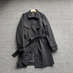 <span class=keywords><strong>Trench</strong></span> Coat da <span class=keywords><strong>Donna</strong></span> di Media Lunghezza, Stile Britannico Casual Primaverile e Autunnale, Vestibilità Slim, Colletto Rovesciato, Cintura con Laccio, Giacca Antivento in Pile - Product Image 4