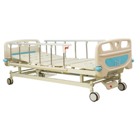 Lit médical en alliage d'aluminium LLF, classe II, pour hôpital, soins infirmiers, usage domestique, lit mobile doublement réglable avec ouverture pour toilettes, ISO9001/CE