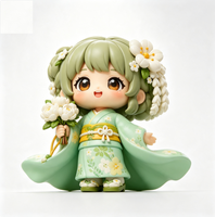 Jouet d'art en PVC personnalisable, écologique, promotionnel, de style japonais, magnifique personnage de poupée, pour cadeaux de bienvenue et fêtes