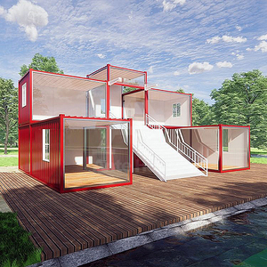 통기성 안전 방수 대형 헤비듀티 다용도 야외 컨테이너 하우스 지붕 포함 야외용 인클로저 - Product Image 6