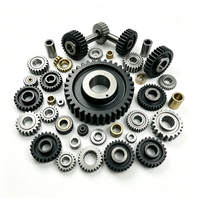 Spur Gear for Construction Machinery Gearbox High Wear Resistant Straight Gear Spare Parts for Excavator Loader