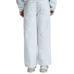 <span class=keywords><strong>Pantaloni</strong></span> della <span class=keywords><strong>tuta</strong></span> da <span class=keywords><strong>uomo</strong></span> larghi lunghi lunghi in 385 <span class=keywords><strong>di</strong></span> cotone 100 grigio personalizzato Gsm - Product Image 4