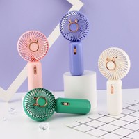 Mini ventilateur de charge USB portable avec contrôle du vent à deux vitesses pour les étudiants pour le refroidissement