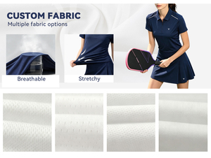 Premium Performance Pickleball Kleding Snel Droogende Stretchstof Pickleball Shirt Groothandel Leverancier - Product Image 4