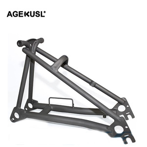 AGEKUSL Fourche avant et arrière en alliage de titane pour vélo Brompton Pikes Royale Camp <span class=keywords><strong>Crius</strong></span> Trifold Cruisers - Product Image 4