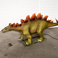 Dinosaure animatronique réaliste de 2 m de long pour la décoration de Noël, modèle de bébé dinosaure pour les fêtes