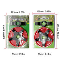 Lame de Disque Polyvalente pour Désherbage de Jardin – Outil Double Usage pour Débroussailleuse, Tondeuse et Champs de Riz ou Terres Arides