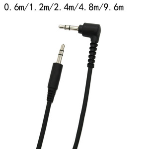 Cable de audio auxiliar macho a macho de 3.5 mm a 3.5 mm, cable de TPE niquelado para grabación con auriculares - Product Image 5