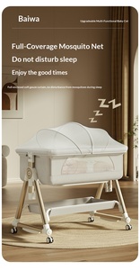 Lit à bascule pour bébé Summer Infants, hauteur réglable, mobile, nettoyable, grand format, multifonction, table à langer pliable pour chambre à coucher - Product Image 5