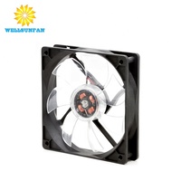 WellSunFan 120mm 12V RGB Ventilador de refrigeración Precio de fábrica Mejor precio Clear Computer PC CPU Cooler Disipador de calor de plástico para fuente de alimentación