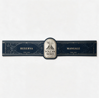 Etiquetas de Anillos para Cigarros Personalizadas de Lujo, Bandas Metálicas de Lámina Dorada para Cigarros de Tabaco Hechos a Mano, Logotipo de Marca, Decoración de Empaque Premium