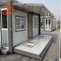Casa Contenedor Expandible de Doble Ala Resistente al Viento, Diseño Personalizado, Casa Prefabricada para Alojamiento en Áreas Escénicas al Aire Libre