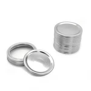 amazon inblikken pot deksels Suppliers-2.67 inch Amazon Hot Sale Regular Mason Canning Jar Lid with Ring