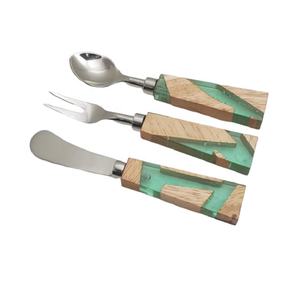 Juego de Cubiertos de Acero Inoxidable de Lujo, Modernos y Personalizados, para Hotel o Regalo Empresarial, con Cuchara, Tenedor y Cuchillo - Product Image 1