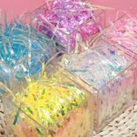 Boîte de 100g de herbe Aurora Lafite Illusion Silk, boîte cadeau, boîte à bonbons de mariage, emballage, décoration, matériau de remplissage