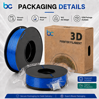 Filament PLA Soie Bicolore Becreative 1,75 mm 1 kg Haute Vitesse pour Imprimante 3D, Tiges en Plastique 190-220, Finition Métallique Brillante AMS