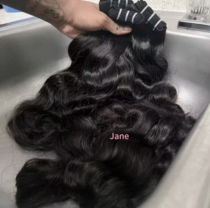 Extensions de cheveux naturels ondulés en gros, boucles rebondissantes <span class=keywords><strong>Fumi</strong></span>, cheveux humains brésiliens, birmans, indiens, bouclés Pixie, de haute qualité - Product Image 1
