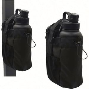 Sac à dos magnétique de sport en PU géométrique personnalisé avec LOGO, grande capacité, pour bouteille d'eau, vente en gros - Product Image 6