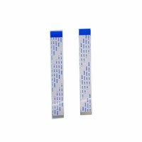 0.3mm-2.54mm pas 150mm longueur 10pin même côté câble ffc plat flexible