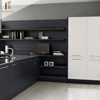 Armoires de cuisine couleur blanche, nouveau design île, bon marché, 1 pièce