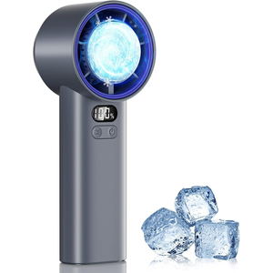 High Speed Wind Portable Turbo 4800mAh Mini <b>Handheld</b> <b>Fan</b> Rechargeable USB Type-C Quiet Operation Hand Held Pocket Cooling <b>Fan</b> - Product Image 1