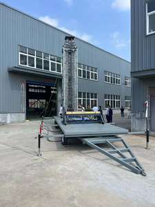 Torre telescópica de elevación de luz Led portátil eléctrica hidráulica de aleación de aluminio cuadrangular de 18m - Product Image 3