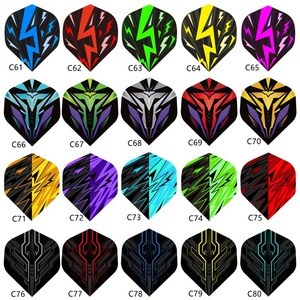 Набор прочных перьев для дротиков DINGZHUN из ПЭТ для мягких и стальных наконечников, серия премиум-класса, перья для дротиков DIY - Product Image 3