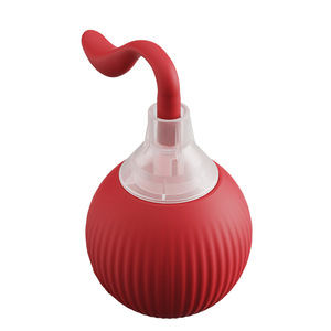 Red Interactive Dog Toy Ball <b>Bite</b> Resistant Self Entertaining Pet Chew Toy For Dogs Cats - Product Image 1