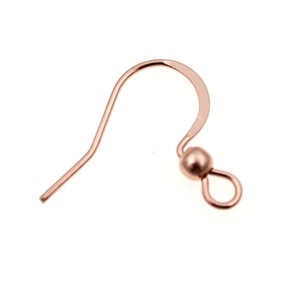 Stainless Steel Ear <b>Hooks</b> With Beads Gold Rose Gold Silver Color Jewelry Findings For <b>Earrings</b> DIY Accessories Wholesale - Product Image 2