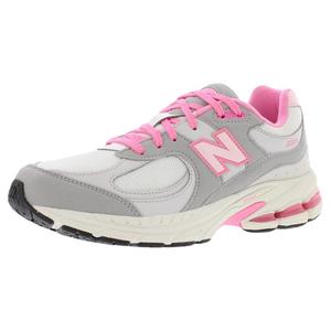 Zapatos New Balance 2002 Gs para Niña, Color Gris y Rosa, Estilo Deportivo - Product Image 1