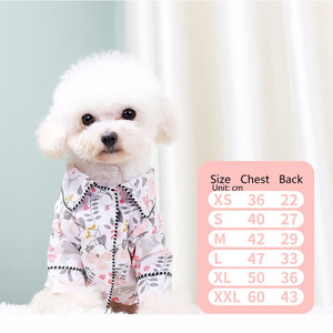 Vestiti su misura piccolo di lusso <span class=keywords><strong>gatto</strong></span> Pet cane <span class=keywords><strong>pigiama</strong></span> per cani - Product Image 6