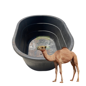 Pour le nouveau Type bol d'eau pour bétail en plein air sans pointe PE 300L haute rigidité mangeoire pour bétail cheval chameau - Product Image 4