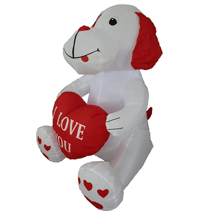 Oem En Odm Chinese Fabriek Direct Goede Kwaliteit Goede Prijs Puppy Shape Valentine Outdoor Inflatables