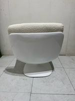 Fauteuil moderne confortable et durable en tissu respirant avec structure en plastique renforcé de fibre de verre pour salon de loisirs