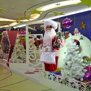 Decoración de Tela de Papá Noel de 30 cm, Estilo Nórdico, para Hoteles, Restaurantes, Decoración Navideña para Mostradores, Figura y Juguete Navideños - Product Image 5