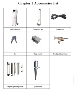 เครื่องเลเซอร์ CO2 กำจัดสิวแบบแนวตั้ง ฟื้นฟูผิว ลดเลือนริ้วรอย  สำหรับอุปกรณ์ความงามด้วยเลเซอร์ - Product Image 5